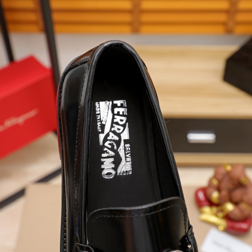 Replica Salvatore Ferragamo Leather Shoes For Men #1020146 $76.00 USD for Wholesale