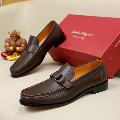 Salvatore Ferragamo Leather Shoes For Men #1020147