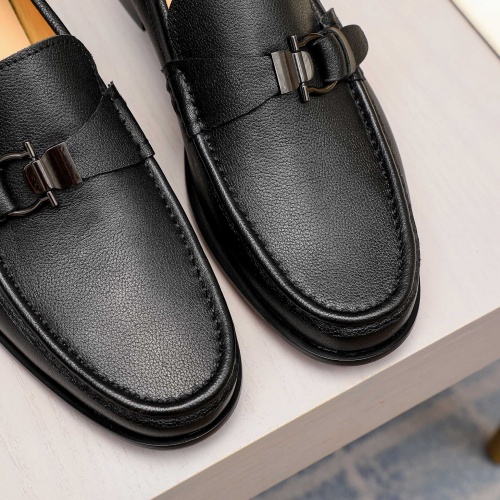 Replica Salvatore Ferragamo Leather Shoes For Men #1020148 $82.00 USD for Wholesale