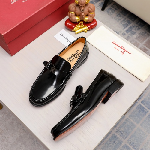 Replica Salvatore Ferragamo Leather Shoes For Men #1020149 $82.00 USD for Wholesale