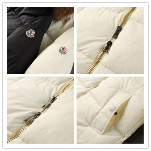 Replica Moncler Down Feather Coat Long Sleeved For Women #1020209 $202.00 USD for Wholesale