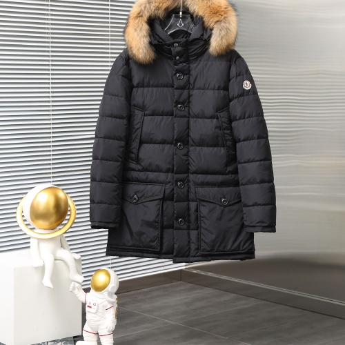 Moncler Down Feather Coat Long Sleeved For Men #1020215 $185.00 USD, Wholesale Replica Moncler Down Feather Coat