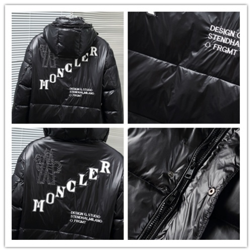 Replica Moncler Down Feather Coat Long Sleeved For Men #1020218 $160.00 USD for Wholesale