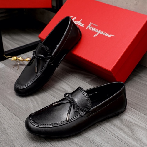 Salvatore Ferragamo Leather Shoes For Men #1020254