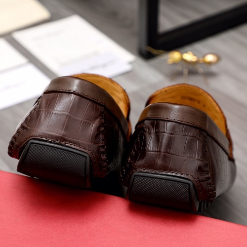 Replica Salvatore Ferragamo Leather Shoes For Men #1020259 $76.00 USD for Wholesale