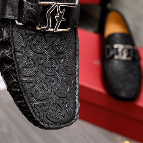 Replica Salvatore Ferragamo Leather Shoes For Men #1020260 $76.00 USD for Wholesale