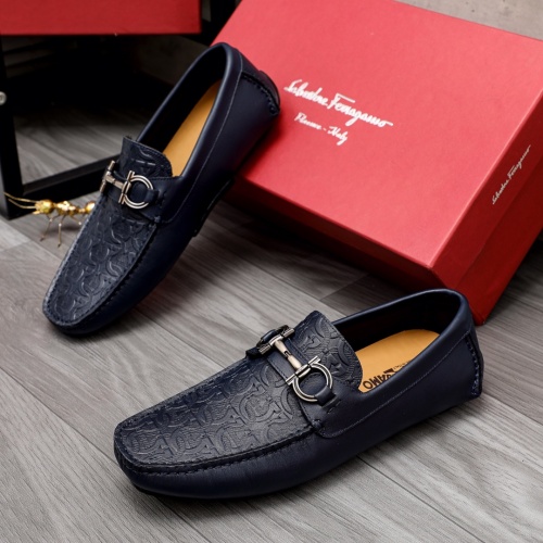 Salvatore Ferragamo Leather Shoes For Men #1020261