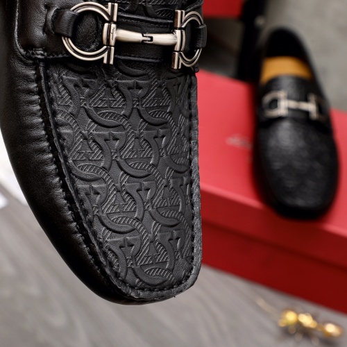Replica Salvatore Ferragamo Leather Shoes For Men #1020262 $76.00 USD for Wholesale