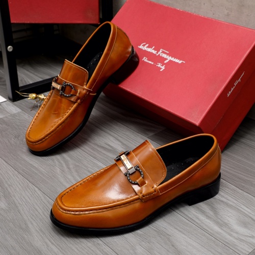 Salvatore Ferragamo Leather Shoes For Men #1020263