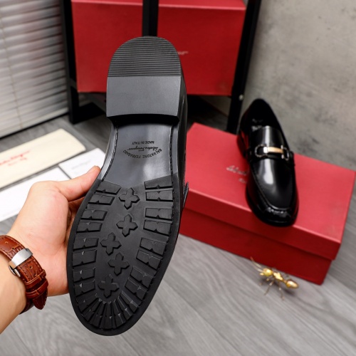 Replica Salvatore Ferragamo Leather Shoes For Men #1020265 $85.00 USD for Wholesale
