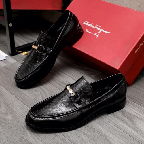 Salvatore Ferragamo Leather Shoes For Men #1020266 $85.00 USD, Wholesale Replica Salvatore Ferragamo Leather Shoes