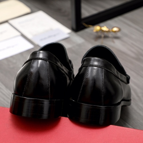 Replica Salvatore Ferragamo Leather Shoes For Men #1020266 $85.00 USD for Wholesale