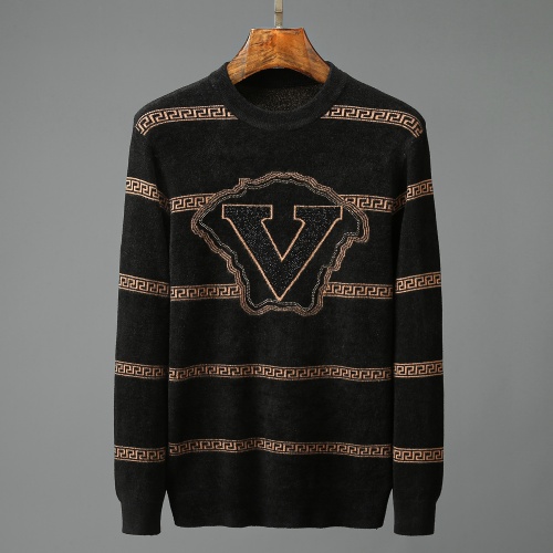 Versace Sweaters Long Sleeved For Men #1020309 $52.00 USD, Wholesale Replica Versace Sweaters