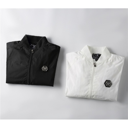 Replica Philipp Plein PP Jackets Long Sleeved For Men #1020395 $39.00 USD for Wholesale
