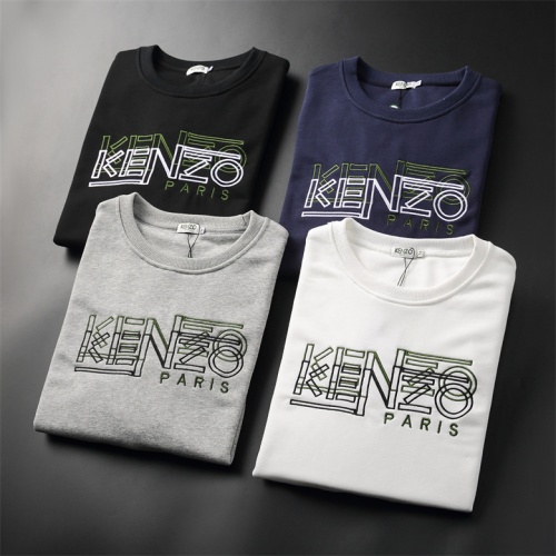 Replica Kenzo Hoodies Long Sleeved For Men #1020487 $38.00 USD for Wholesale