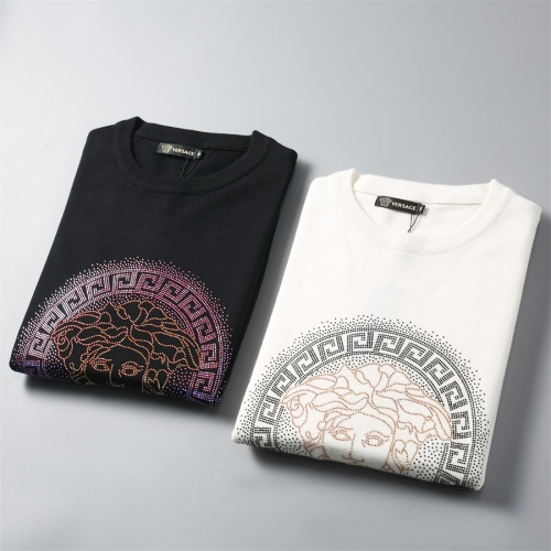 Replica Versace Sweaters Long Sleeved For Men #1020878 $45.00 USD for Wholesale