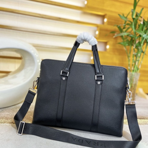 Replica Prada AAA Man Handbags #1020900 $115.00 USD for Wholesale