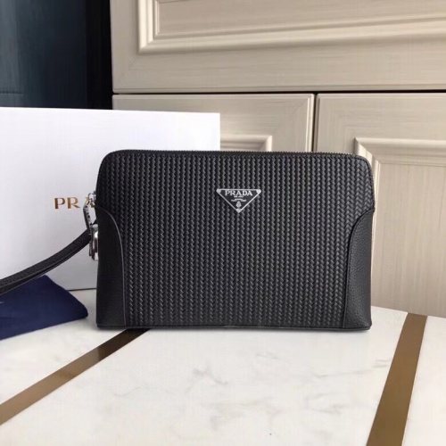 Prada AAA Man Wallets #1020908 $52.00 USD, Wholesale Replica Prada AAA Man Wallets