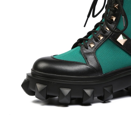 Replica Valentino Boots For Women #1020978 $100.00 USD for Wholesale