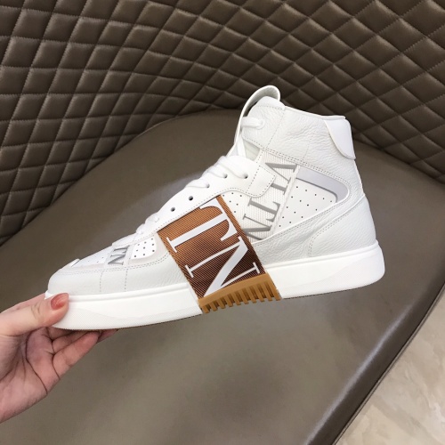 Replica Valentino High Tops Shoes For Men #1020982 $85.00 USD for Wholesale