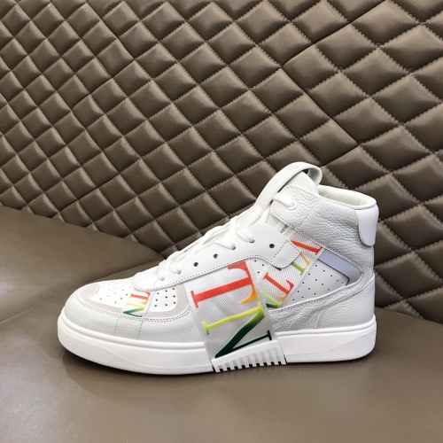 Replica Valentino High Tops Shoes For Men #1020983 $85.00 USD for Wholesale