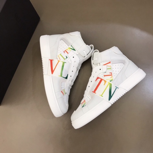 Replica Valentino High Tops Shoes For Men #1020983 $85.00 USD for Wholesale