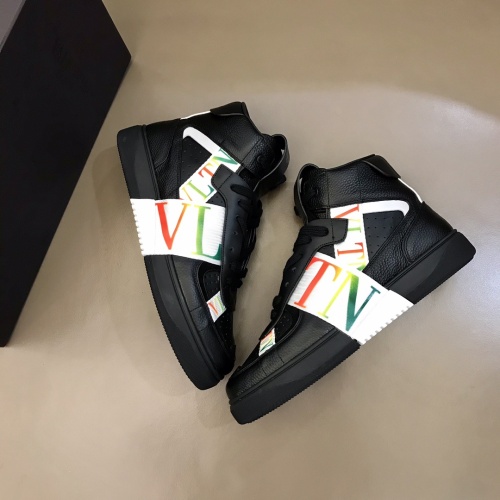 Replica Valentino High Tops Shoes For Men #1020984 $85.00 USD for Wholesale