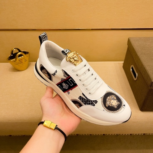 Replica Versace Casual Shoes For Men #1021044 $76.00 USD for Wholesale
