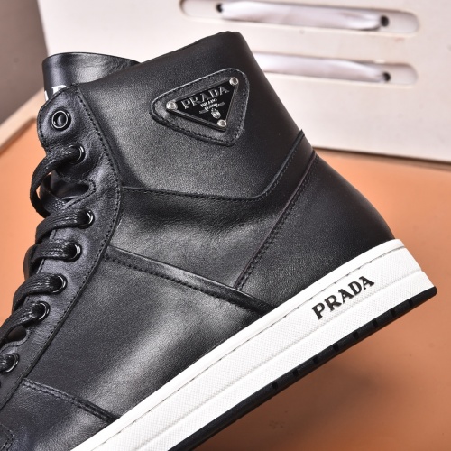 Replica Prada High Top Shoes For Men #1021123 $92.00 USD for Wholesale