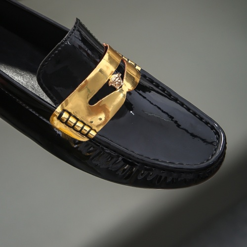 Replica Versace Leather Shoes For Men #1021148 $68.00 USD for Wholesale