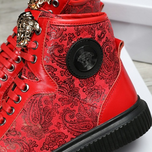 Replica Versace High Tops Shoes For Men #1021169 $76.00 USD for Wholesale