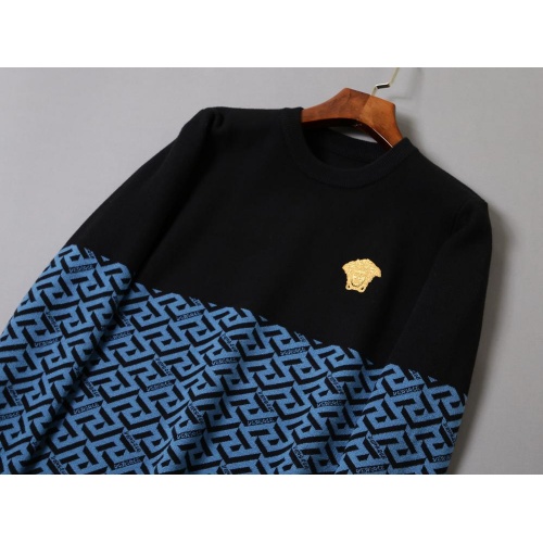 Replica Versace Sweaters Long Sleeved For Men #1021175 $52.00 USD for Wholesale