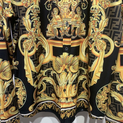 Replica Versace Shirts Long Sleeved For Men #1021189 $48.00 USD for Wholesale