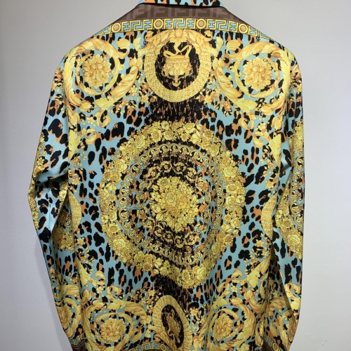 Replica Versace Shirts Long Sleeved For Men #1021191 $48.00 USD for Wholesale