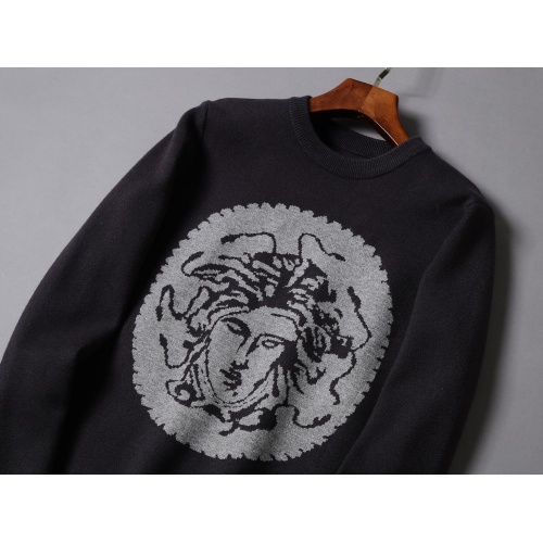 Replica Versace Sweaters Long Sleeved For Men #1021195 $52.00 USD for Wholesale
