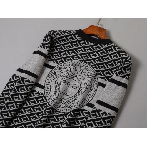 Replica Versace Sweaters Long Sleeved For Men #1021196 $52.00 USD for Wholesale
