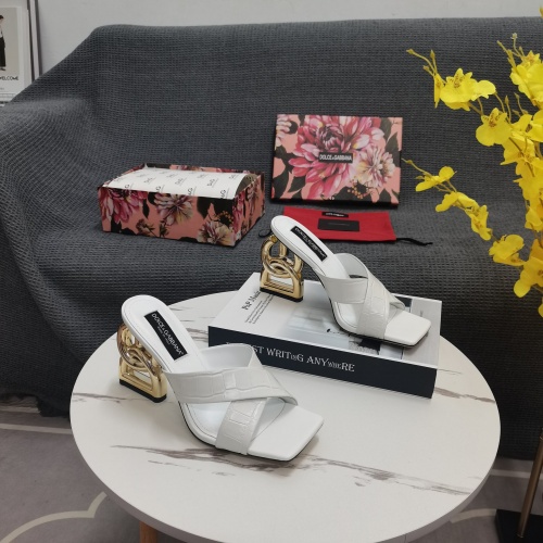 Dolce &amp; Gabbana D&amp;G Slippers For Women #1021300 $125.00 USD, Wholesale Replica Dolce &amp; Gabbana D&amp;G Slippers