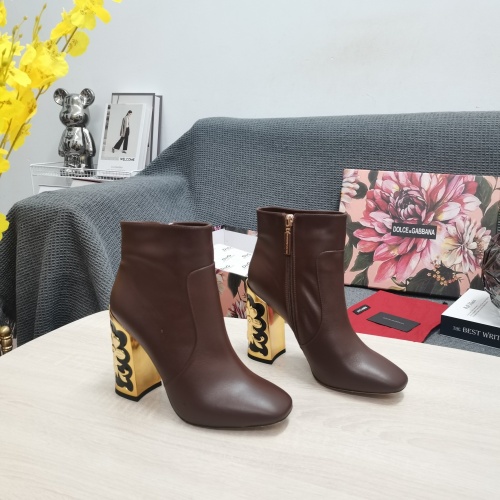 Dolce &amp; Gabbana D&amp;G Boots For Women #1021333 $162.00 USD, Wholesale Replica Dolce &amp; Gabbana D&amp;G Boots