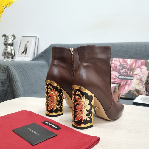 Replica Dolce & Gabbana D&G Boots For Women #1021333 $162.00 USD for Wholesale