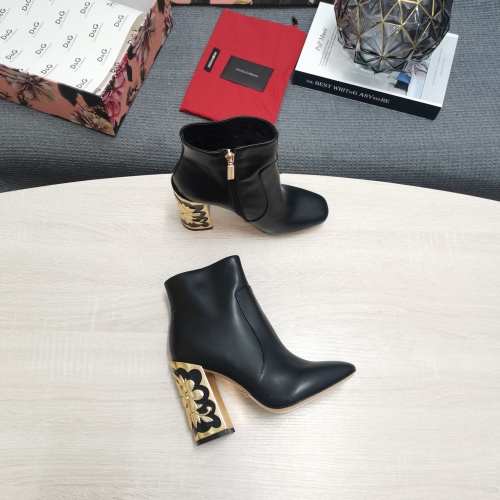 Replica Dolce & Gabbana D&G Boots For Women #1021334 $162.00 USD for Wholesale