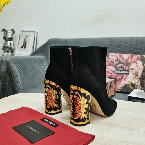 Replica Dolce & Gabbana D&G Boots For Women #1021336 $162.00 USD for Wholesale