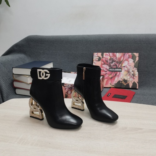 Dolce &amp; Gabbana D&amp;G Boots For Women #1021341 $182.00 USD, Wholesale Replica Dolce &amp; Gabbana D&amp;G Boots