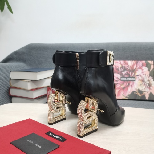 Replica Dolce & Gabbana D&G Boots For Women #1021341 $182.00 USD for Wholesale