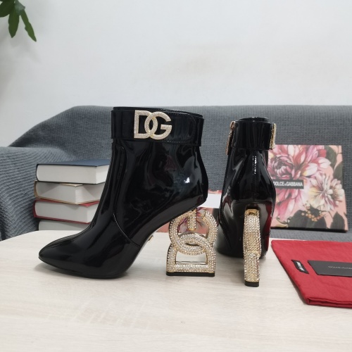 Replica Dolce & Gabbana D&G Boots For Women #1021342 $182.00 USD for Wholesale