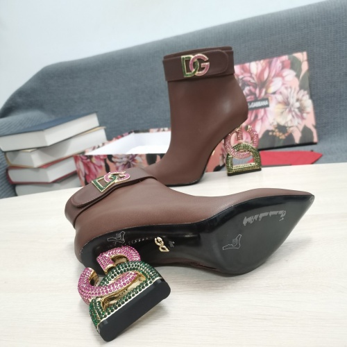 Replica Dolce & Gabbana D&G Boots For Women #1021345 $182.00 USD for Wholesale
