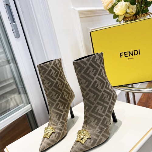 Versace Boots For Women #1021461 $108.00 USD, Wholesale Replica Versace Boots