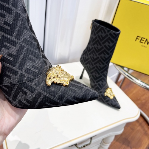 Replica Versace Boots For Women #1021463 $108.00 USD for Wholesale