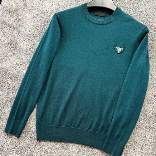 Replica Prada Sweater Long Sleeved For Men #1021592 $82.00 USD for Wholesale