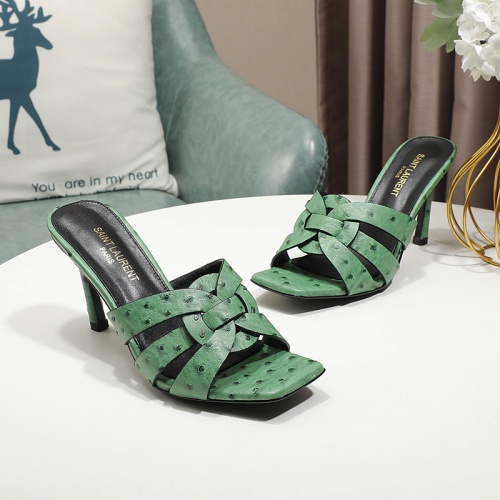 Replica Yves Saint Laurent YSL Slippers For Women #1021690 $82.00 USD for Wholesale