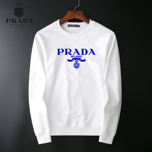 Prada Hoodies Long Sleeved For Men #1021785 $40.00 USD, Wholesale Replica Prada Hoodies